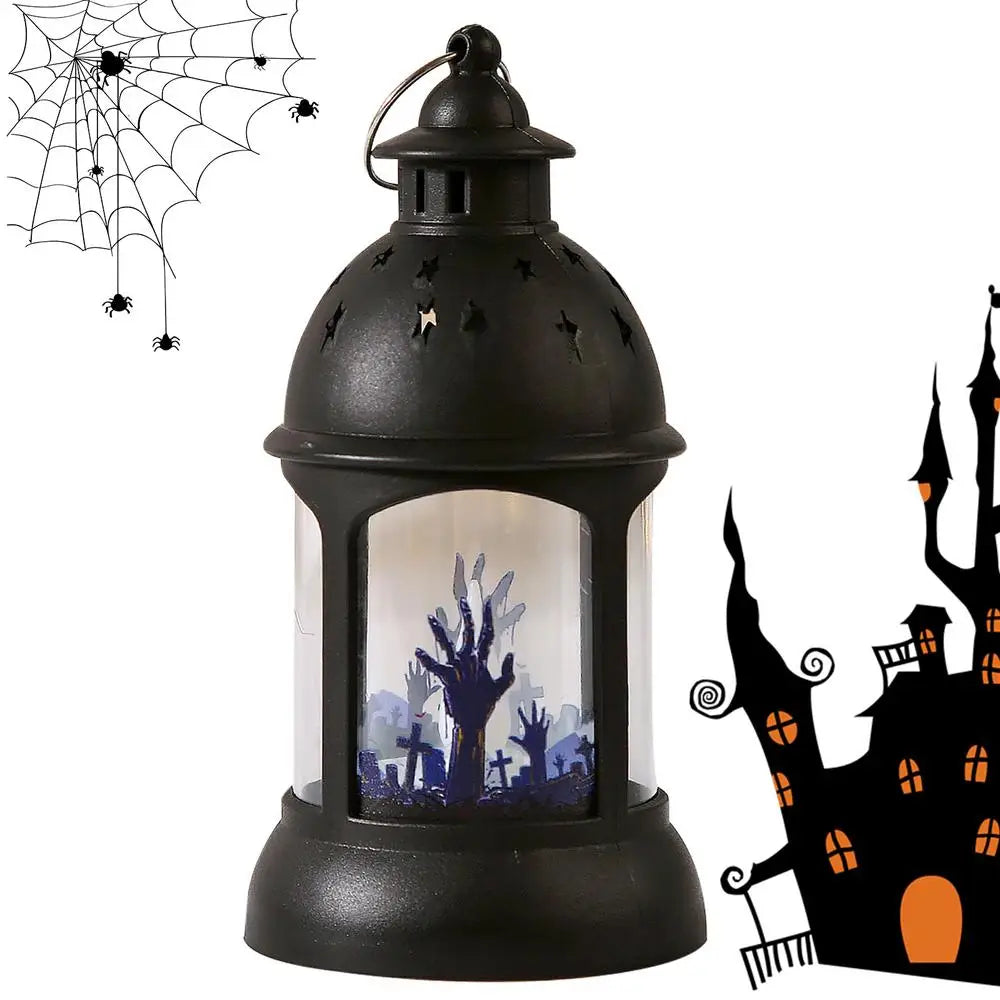 LED Halloween Lanterns Outdoor Mini Scary Scene