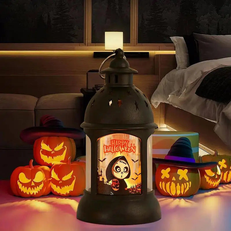 LED Halloween Lanterns Outdoor Mini Scary Scene