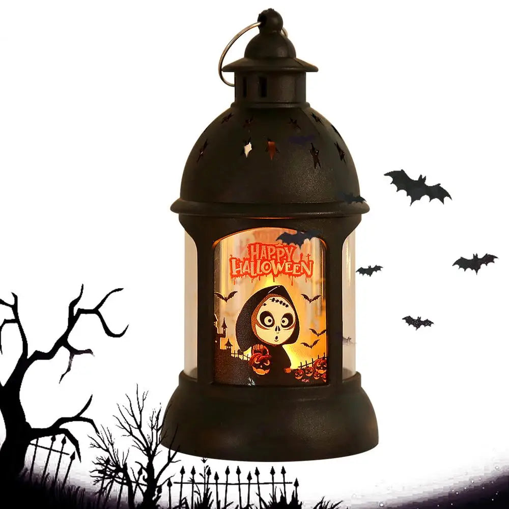 LED Halloween Lanterns Outdoor Mini Scary Scene